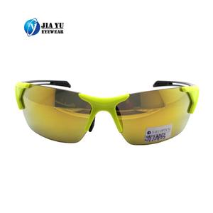 Cetakan injeksi kacamata hitam grosir olahraga tanpa bingkai kustom lensa berwarna netral bantalan hidung karet dapat disesuaikan - Product Image 4