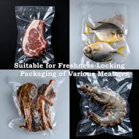 Sacs personnalisés pour aliments pour animaux de compagnie, biodégradables, transparents, à fond plat, gaufrés, thermoscellables sur trois côtés, de qualité alimentaire, pour la conservation sous vide
