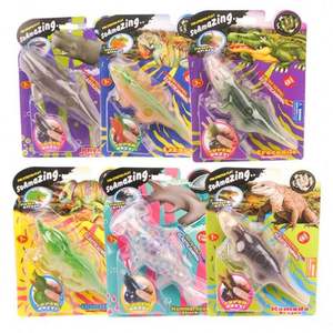 Kids Toys 2024 Squeeze Toys Sensory Dinosaur Pinch Pinch Anti Stress Adults Ring <b>Mini</b> Cute Kawaii Tpr Soft Mochi Squeeze Toys - Product Image 4