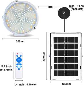 Wholesale New 60W-400W Solar LED Induction Lawn Garden <b>Light</b> IP65 Rating for <b>Indoor</b> Living Room Bedroom Courtyard Balcony - Product Image 4