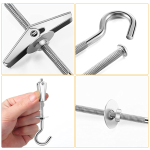 Boulon en U M16 DN150 M6x60, boulon d'ancrage M6x70 M6x80, toutes tailles, crochet en forme de L, boulon d'<span class=keywords><strong>expansion</strong></span> galvanisé, <span class=keywords><strong>goujon</strong></span> en U - Product Image 2