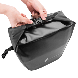 Lourd étanche à la pluie Durable vélo Roll Top <span class=keywords><strong>sacoche</strong></span> sac <span class=keywords><strong>porte</strong></span>-bagages voyage vélo selle arrière sac pour Touring navettage - Product Image 3