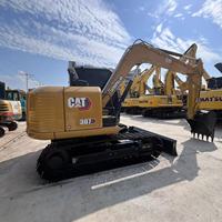 Excavatrice sur chenilles CAT307 d'occasion, mini-excavatrice Caterpillar de 7 tonnes, excavatrice hydraulique d'origine en stock