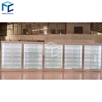 Vitrine de présentation pour boutique, vitrines et présentoirs en verre d'occasion pour bijoux, vitrine pour magasin de tabac