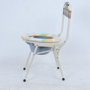 <b>Folding</b> Toilet Chair Z06 4 Portable <b>Commode</b> For Elderly Pregnant Patients - Product Image 4