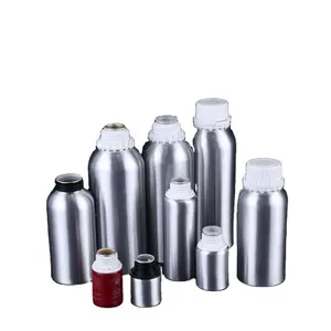Hotsale 100ml 120ml 150ml 200ml 250ml 300ml 500ml 1L Aluminum Empty Essential Oil Bottle with Tamper Proof Cap