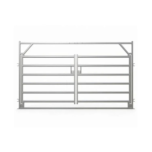 Clôture <span class=keywords><strong>de</strong></span> ferme à bétail bon marché en Australie, rails en fer galvanisé, soudés, enclos portables pour bovins, panneaux - Product Image 2