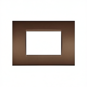 Plaque en technopolymère couleur bronze 3 places compatible avec Living International - Product Image 2