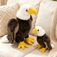 Aigle en peluche à ailes écartées, ornements familiaux, jouet de Noël fait main et tendance