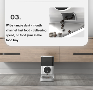 Alimentador inteligente automático para mascotas de 4,5 l, dispensador de comida de plástico portátil para perros y gatos con temporizadores de Comida Lenta, cuencos automáticos para perros y gatos - Product Image 6