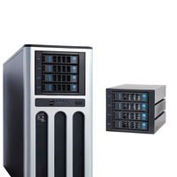 Vendite calde 4 Bay Hot Swap custodia per unità disco rigido custodia per gabbia posizioni unità ottica 6g 12g scatola del modulo