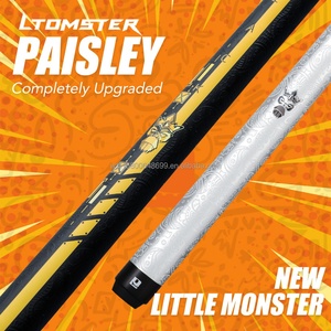 Queue de billard Little Monster CD en fibre de carbone, 3 pièces, pour saut et break, 19,5 oz, pointe de 12,9 mm, avec sac souple - Product Image 2