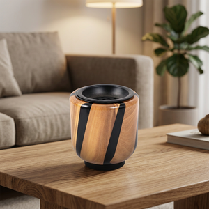 Brûleur d'encens en bois, diffuseur aromatique, artisanat en bois de santal, décoration d'intérieur, utilisation toute saison, aromathérapie, décoration Ramadan Eid, cadeau, prix bas - Product Image 1