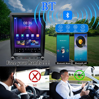 Pour Ford Expedition : Autoradio Stéréo MP3 avec CarPlay sans fil, Android Auto, USB, WiFi, GPS intégré, Caméra de recul, DVR, Tableau de bord, Garantie 1 an, CD