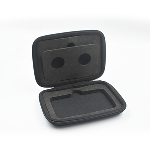 Bán buôn EVA vỏ cứng nhựa mỏng trường hợp đồ trang sức nhỏ màu đen nhiệt hình thành du lịch Zip trường hợp cho bảo vệ - Product Image 1