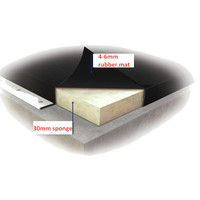 Matelas en caoutchouc et mousse de latex PU pour équipement de ferme laitière de 30 à 70mm/Matelas confortable pour literie de vache
