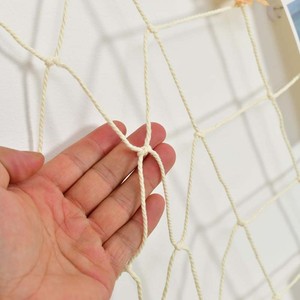 Décoration murale : <span class=keywords><strong>filet</strong></span> de pêche décoratif en corde de coton et corde de chanvre pour mur de fond de bar - Product Image 6