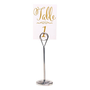 Porte-carte de mariage en acier inoxydable de haute qualité moderne de table en or pour restaurant et hôtel - Product Image 5