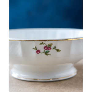 Plat à légumes en porcelaine française 8 pouces, assiette en céramique peinte à la main, motif oiseaux de paradis personnalisable pour usage domestique et hôtelier - Product Image 5