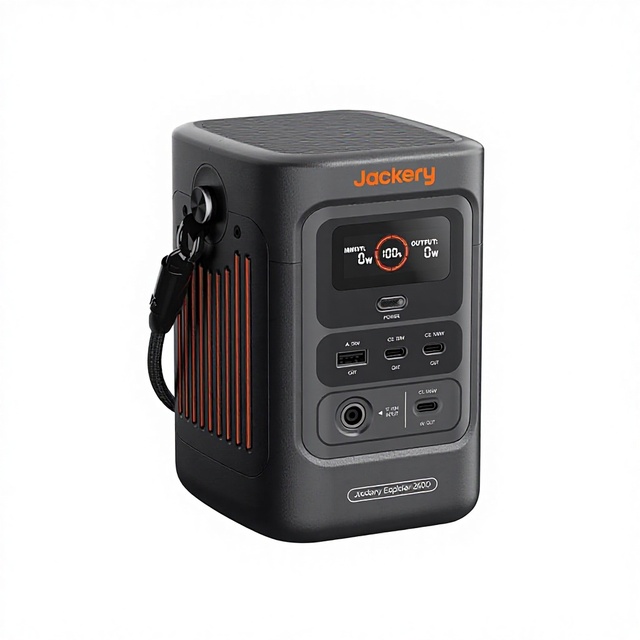 Jackery Explorer JE-240B (80,000mAh/256Wh) LiFePO4 Portable Power Station Solar Charging 200W DC Output 1-Hour Fast