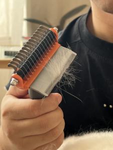 Peine profesional de alta calidad para mascotas, herramienta de aseo para perros y gatos - Product Image 6