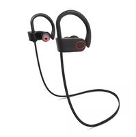 Écouteurs Rambotech Premium à crochet d'oreille et tour de cou V5.4 pour le sport sans fil avec LED, étanches IPX7, autonomie de 15 heures, pour la gym RU18