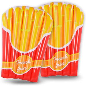 Vente chaude personnalisée en usine publicité gonflables <span class=keywords><strong>frites</strong></span> <span class=keywords><strong>piscine</strong></span> flotteur été amusant pour les enfants nager ou jouets de plage - Product Image 3