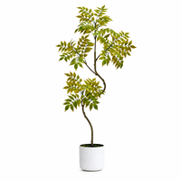 Plantes artificielles en plastique laqué, directement de l'usine, pour la décoration de la maison, du bureau et du jardin.