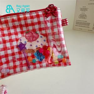 กระเป๋าเครื่องสำอางขนาดเล็กสำหรับเด็กผู้หญิงลายสก๊อตน่ารักไม่เหมือนใครสำหรับเป็นของขวัญ - Product Image 4