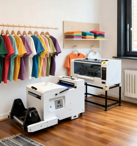 New Model Direct to Film T-shirt Digital <b>Printer</b> DTF Printing Machinery with Dual Heads <b>White</b> Ink Circulation - Product Image 6