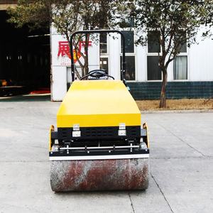 Ride-on 3T ลูกกลิ้งถนนขนาดเล็กขนาดเล็กเครื่องจักรถนนรถอัดยางมะตอยกลองคู่ 3 ตันลูกกลิ้งสั่นสะเทือนสําหรับขาย - Product Image 5