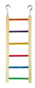 Juguete de Madera Ecológico para Pájaros, Escalera Colorida para Masticar, Alivia el Aburrimiento y la Depresión en Mascotas, Venta al por Mayor de Fábrica - Product Image 6