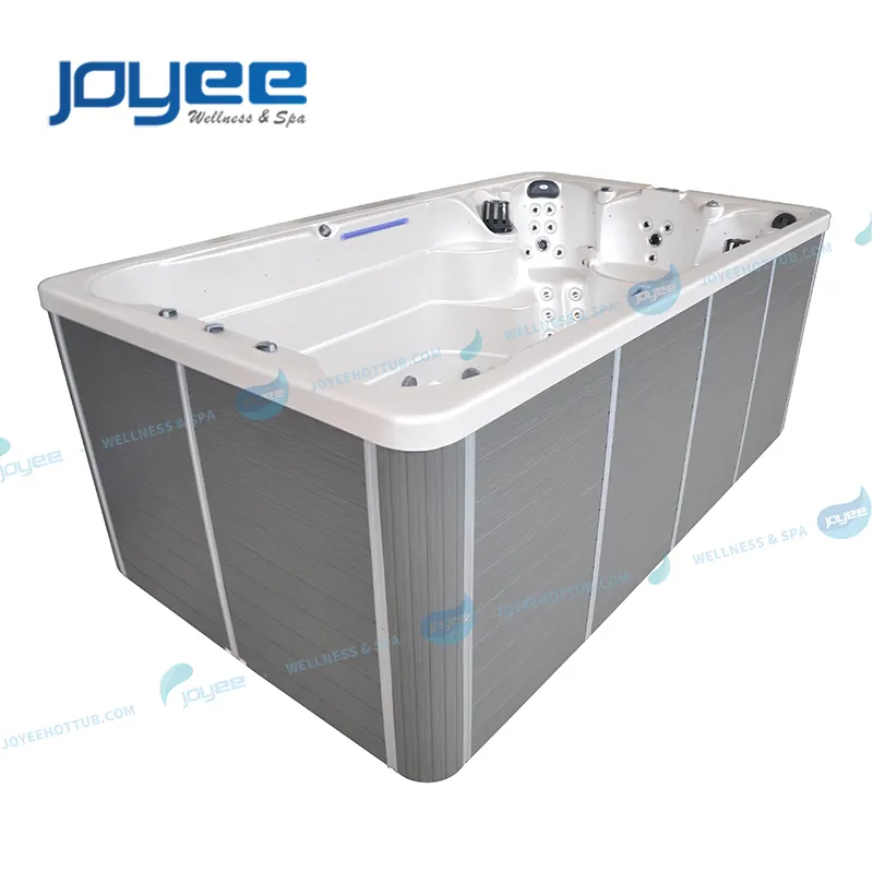 Joyee 8อ่างน้ำร้อน10ท่านและสระว่ายน้ำกลางแจ้งพร้อมฟังก์ชัน jacuzzier อ่างน้ำวนอ่างสปาสำหรับใช้ในสวน