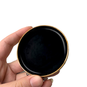Cire et Crème à Chaussures Personnalisées Nourrissantes et Adoucissantes en Boîte Métallique Noire, Portable, pour Cuir Brillant - Product Image 3