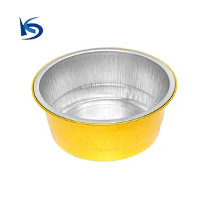 Goede Verkoop Wegwerp Fast Food Kaars Tin Food Grade Wegwerp Ijs Baking Cups Afdichting Aluminiumfolie Deksel