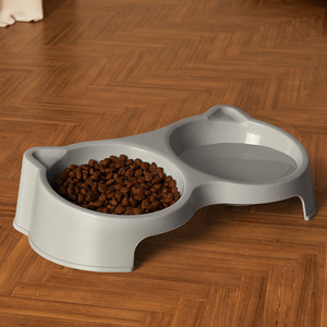 Artículos para Mascotas: Platos para Perros y Gatos (Doble Uso) - Plato para Agua y Comida, Plato para Comida de Gatos, Comedero Doble Antideslizante - Product Image 4
