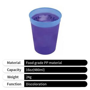 Vasos Personalizados que Cambian de Color, 12 oz, para Bebidas Frías, Promocionales, para Estadios, con Tapas - Product Image 2