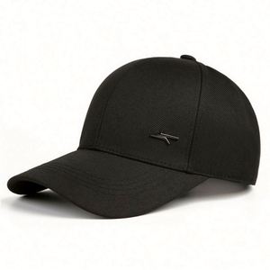 Wholesale Older <b>Men</b> Custom Logo Sun Protection Cotton Polyester 6 Panel <b>Baseball</b> <b>Cap</b> for <b>Men</b> - Product Image 1