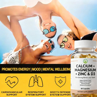 LVMENGKANG OEM/ODM Compléments Nutritionnels à Succès pour Soutenir la Santé des Muscles, des Os et des Dents, Améliore l'Absorption pour Adultes, HALAL