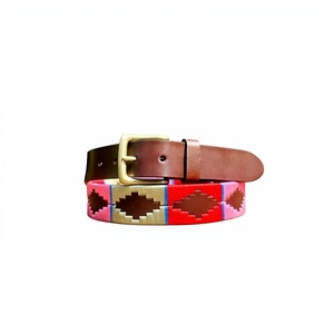Cinturones de Cuero Vacuno de Diseño Personalizado con Hebilla Clásica para Hombre, Hechos en India, Acabado Natural Ecológico, Alta Calidad - Product Image 2