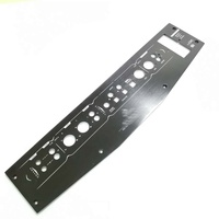 Panneau frontal de fraisage CNC en aluminium, avec amplificateur personnalisé de haute précision