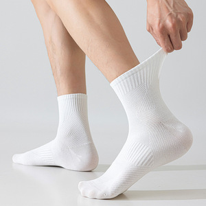 Suxinaimin Sports <b>Compression</b> <b>Socks</b> Cotton Mid Calf <b>Running</b> Basketball Training Men's - Product Image 2