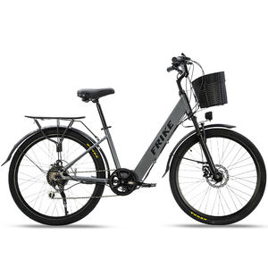 Vélo de montagne électrique avec cadre en acier à haute teneur en carbone, fourche à suspension, moteur 250W, frein à disque, batterie au lithium 36V 8Ah, 26 pouces, <span class=keywords><strong>VTT</strong></span> pour adultes - Product Image 2