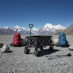 Magnifique <span class=keywords><strong>chariot</strong></span> de camping pliable pour <span class=keywords><strong>jardin</strong></span> et plage, idéal pour les activités de plage et les sorties en camping - Product Image 5