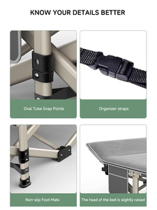 Modern opvouwbaar lichtgewicht massagebed met rugleuning, draagbaar voor thuis, buiten, kantoor, ziekenhuis en thuiszorg. - Product Image 3