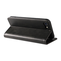 Étui portefeuille en cuir PU pour iPhone 7/8/SE3/SE2 - Housse avec support de téléphone, emplacements pour cartes, fermeture magnétique et coque antichoc