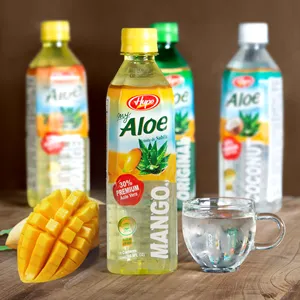 Factory Price healthy soft drink Aloe vera drink juice with natural pure pulps halal
