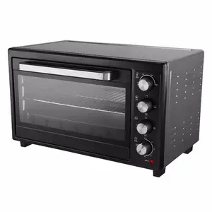 Horno eléctrico de convección de 48L, tostadora profesional con cuatro perillas ajustables y tostadora grande con función convencional