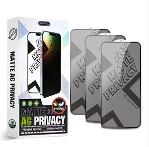 Matte Chống Gián Điệp Bảo Vệ Màn Hình Cho iPhone 16 Pro Max Đầy Đủ Bìa Riêng Tư Tempered Glass Đối Với iPhone 14 Pro Max Cho iPhone 16 - Product Image 6