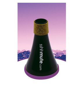 Silenciador de práctica sshhmute para trompeta piccolo (púrpura) - Product Image 1